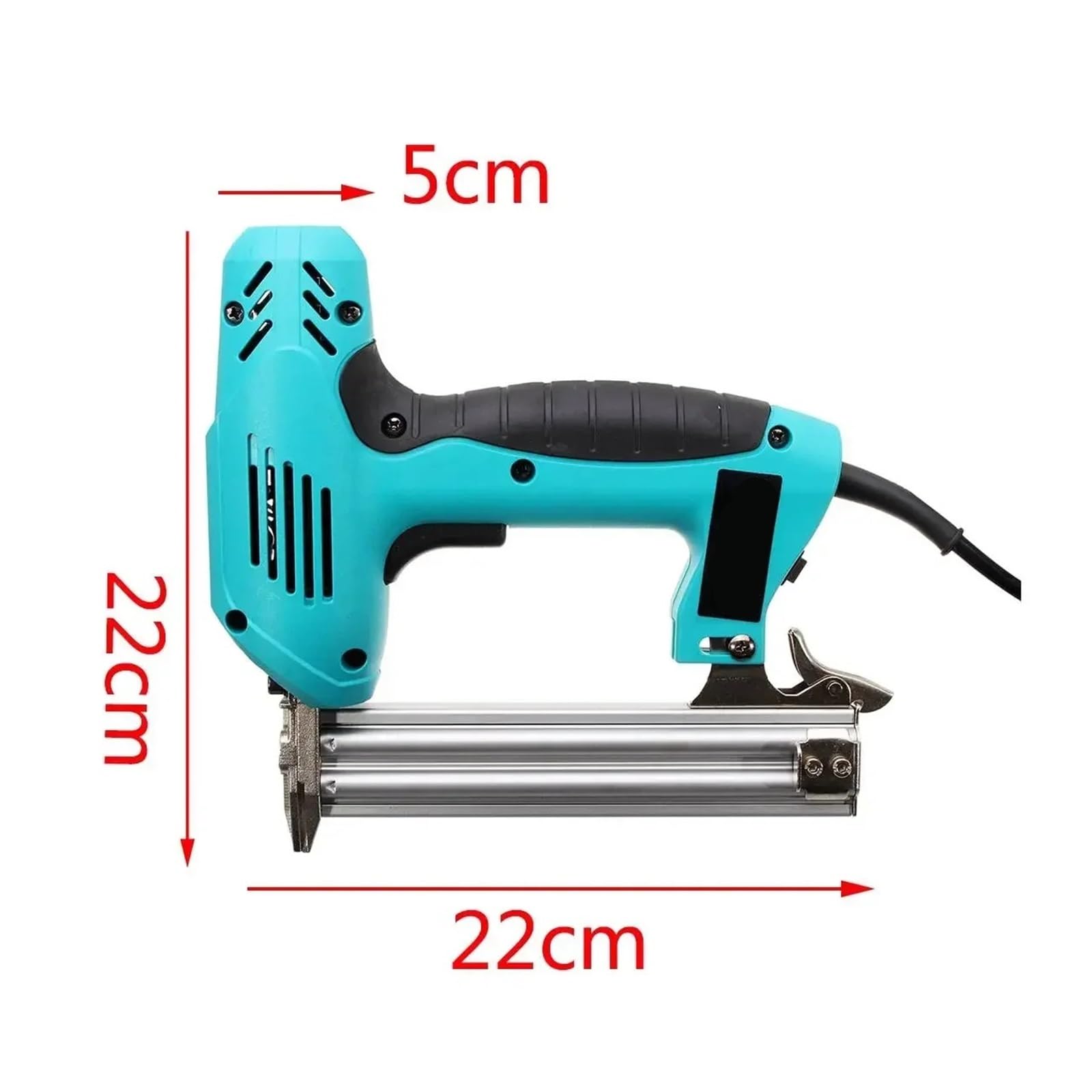 Pistola sparapunti pneumatica senza olio Pistola sparachiodi elettrica 220V 2000W Pistola sparachiodi elettrica ad alta potenza da 10-30mm for lavori pesanti ad alta potenza