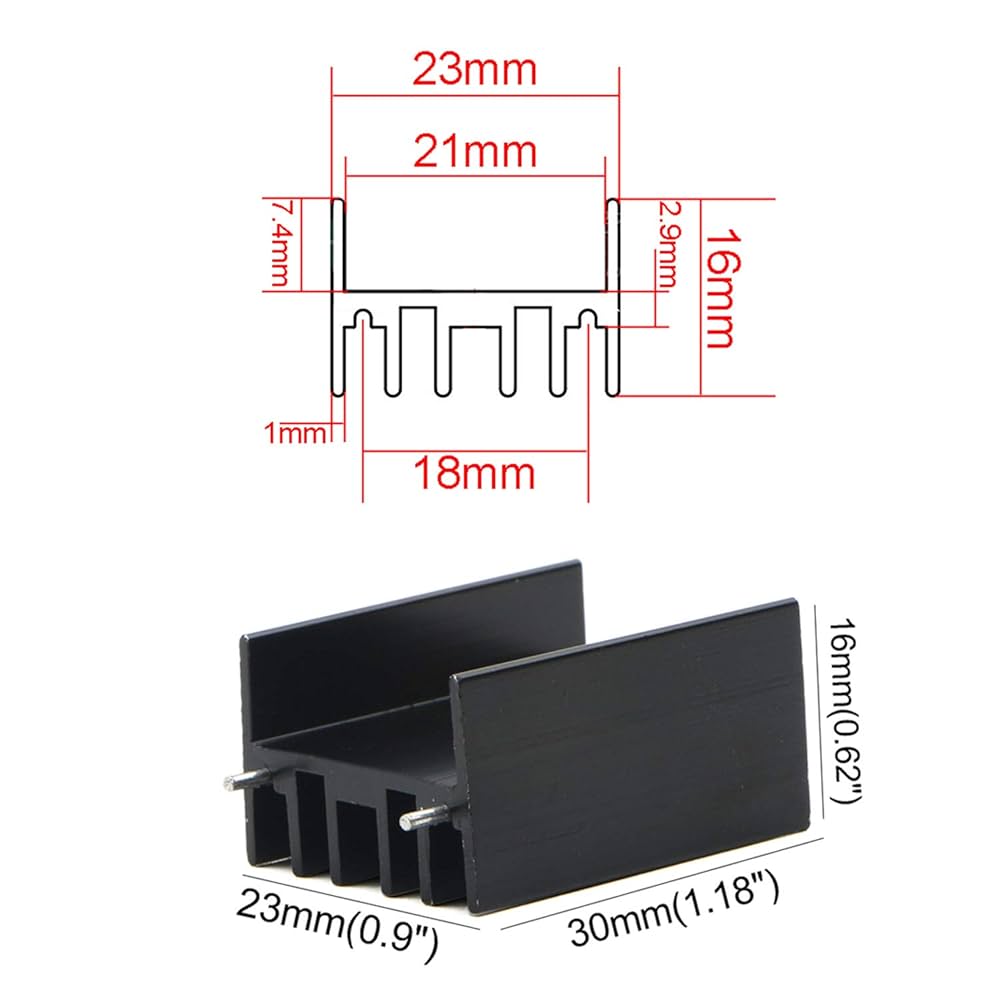 依頼者専用　カスタムヒートシンク Amazon | 100個卸売アルミ冷却ヒートシンク40 x 40 x 13 mm 40mm