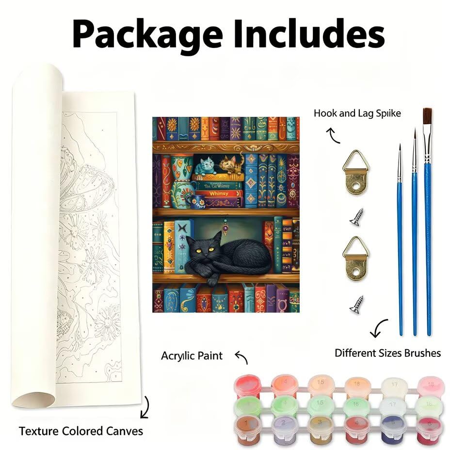 Regalo mujer ideal con el libro paint by numbers adult de diseño animal sin marco 80x100cm 5