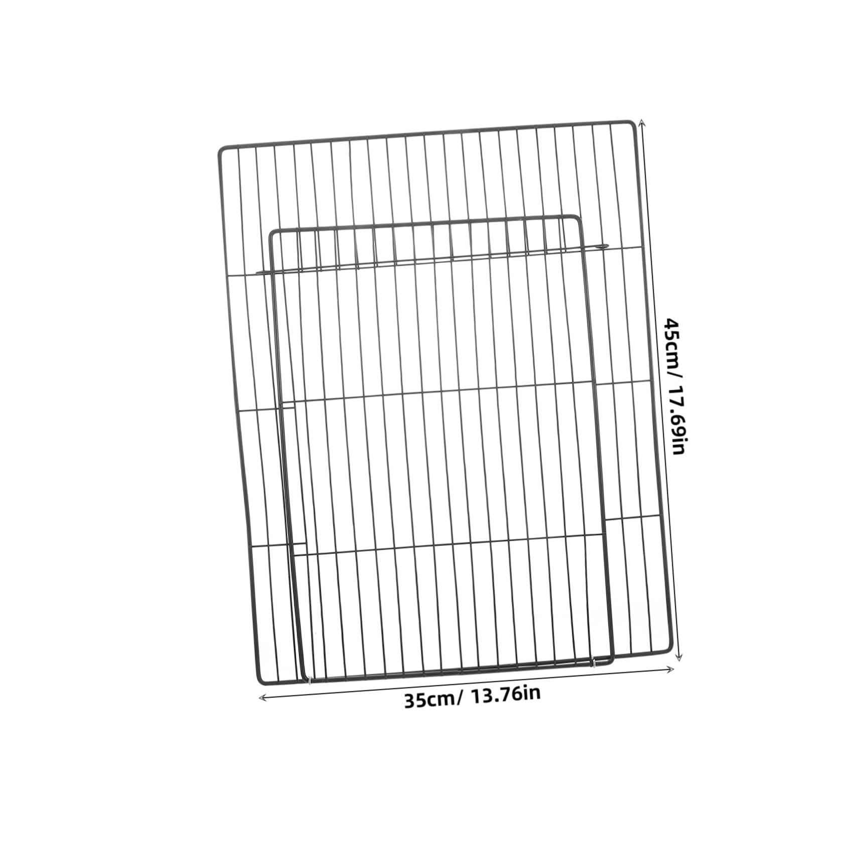 TOYANDONA Sichere Metalldraht Katzentür aus Eisen für Selbstgemacht Katzenlaufstall Leicht Montierbar mit Dichtem Netzdesign für Zuhause und Haustierzubehör