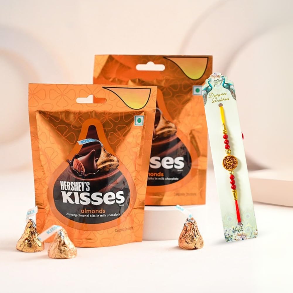 Half Engineer Premium Om Rakhi with Set of 2 Chocolate Pack Raksha Bandhan Gift For Brother|Rakhi with Chocolate Set|Gift For Bhai-image-37