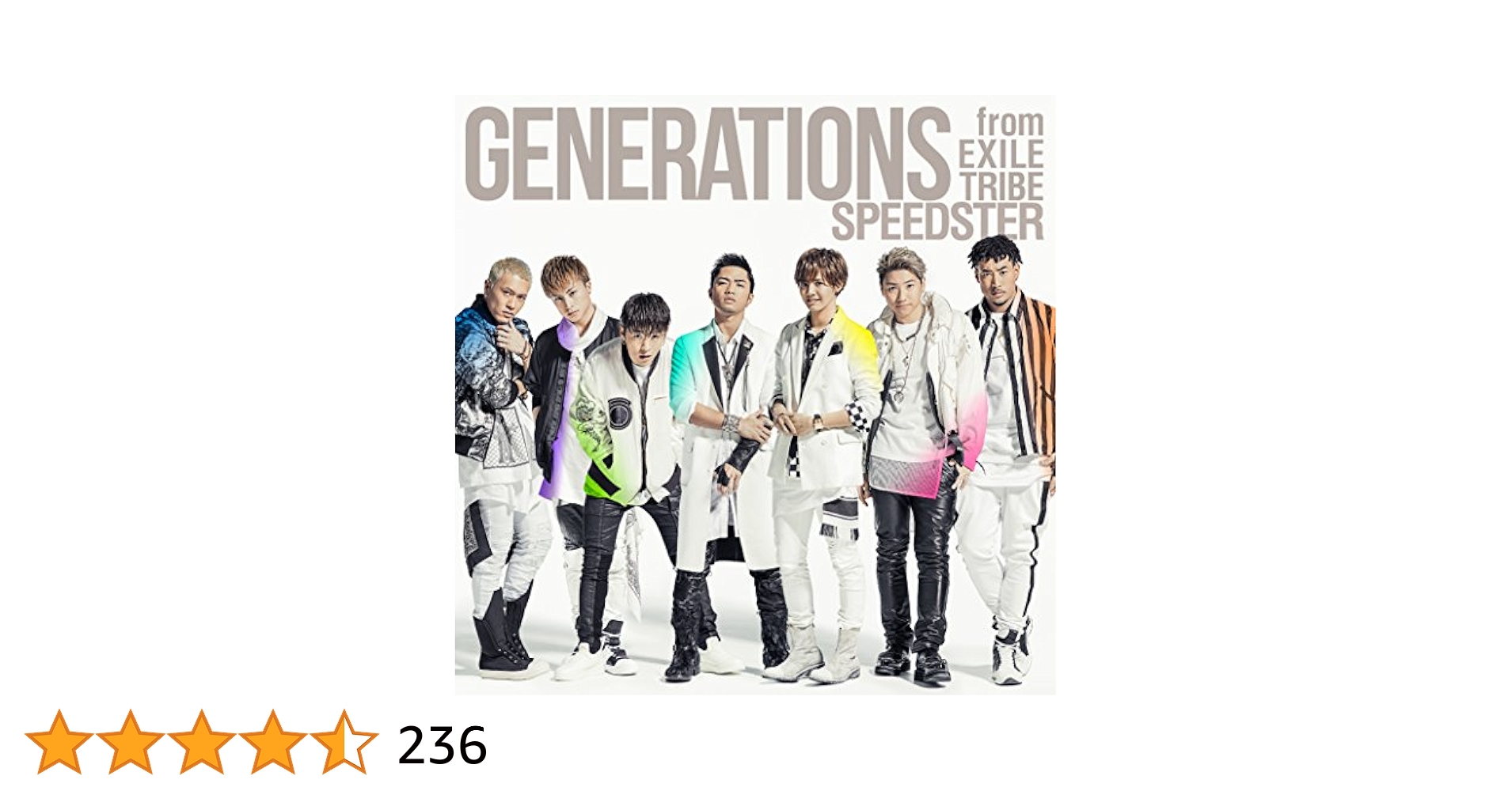 GENERATIONS - GENERATIONS ジェネレーション BEST SPEED STAR GENERATIONS FROM EXILE TRIBE - SPEEDSTER - Amazon.com Music