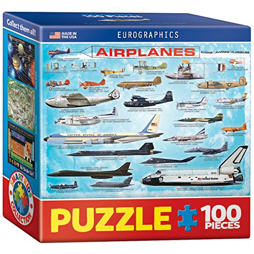 EuroGraphics Airplanes Mini Puzzle (100-Piece)