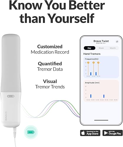 Miniatura 4 de Cuchara de Parkinson para temblor esencial y enfermedad de Parkinson, utensilio de Parkinson con tecnología de estabilización activa, utensilio