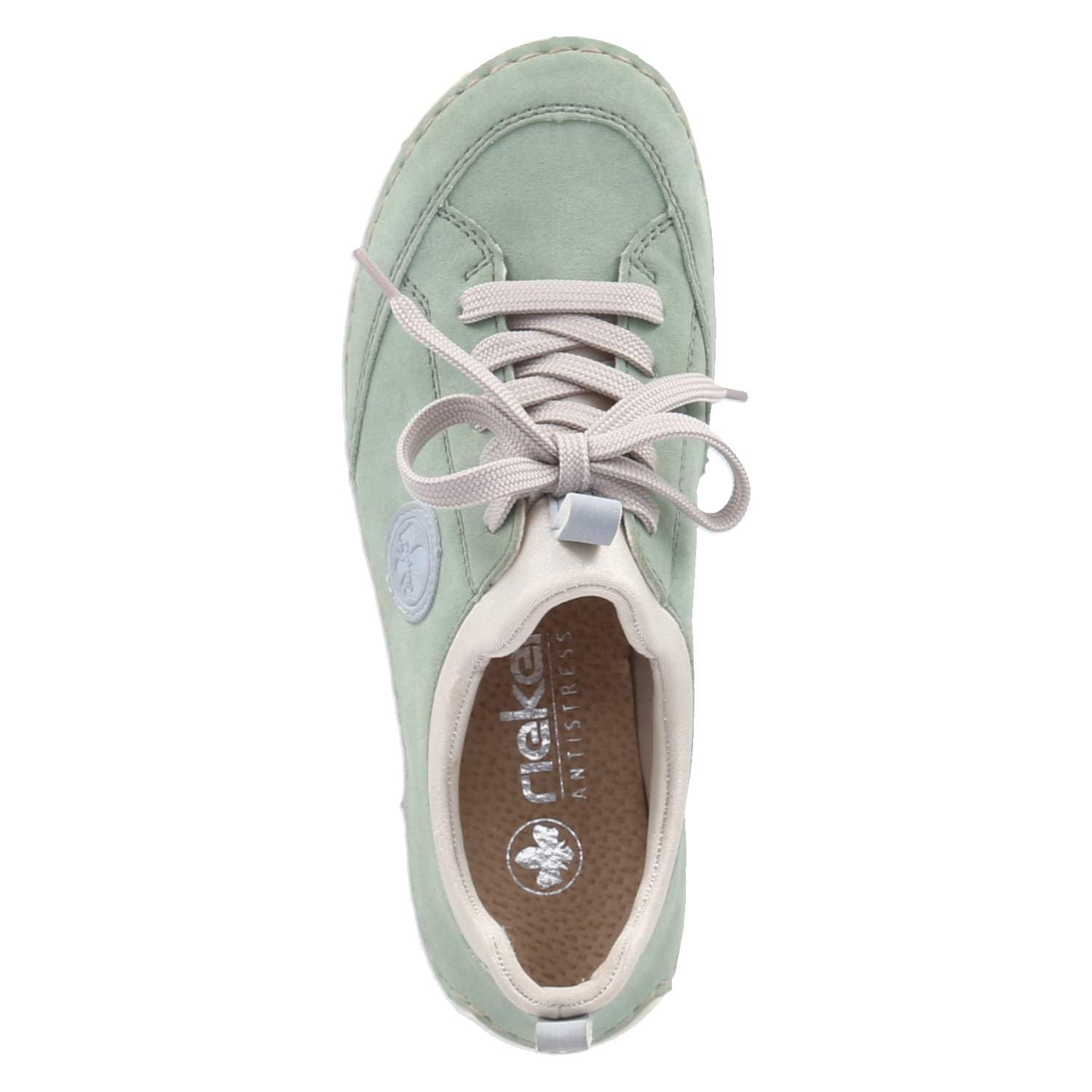 Rieker 55950-31 Damen Slip On Sneaker Textil & Synthetik in rosa - Gr. 36
