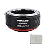 PHOLSY Lens Mount Adapter Compatible with Nikon F (AI AIS AF AF-I AFS) Lens to Fuji X Mount Camera Body Compatible with X-H2S, X-Pro3, X-T5, X-T4, X-S20, X-S10, X-T30II, X-E4 etc. Nikon F to Fuji X