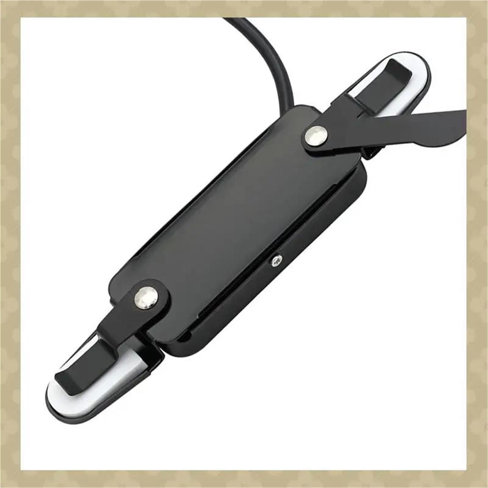 Pickup per buca sonora a 12 fori Trasduttore magnetico Accessori per chitarra Nero Pickup Chitarra Acustica