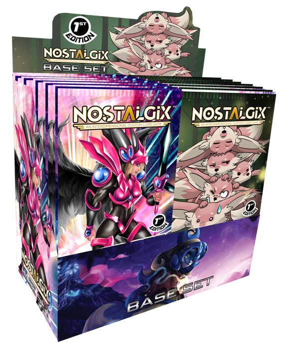 新品 ポケカ Base Set Booster Pack 1st Edition Amazon.com: Nostalgix TCG: Base Set 1st Edition Booster Display