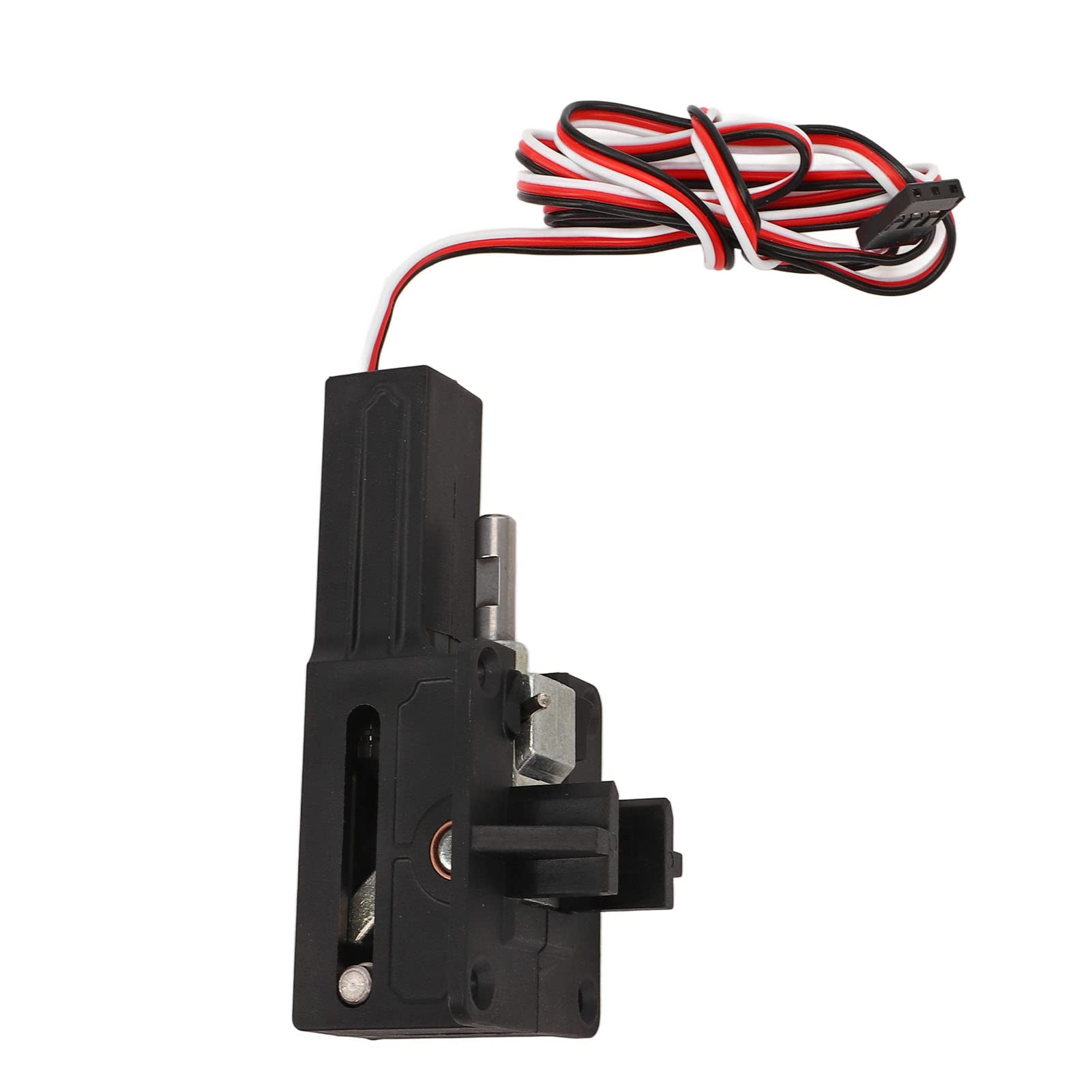 Tren de Aterrizaje Electrónico RC Aleación de Aluminio Duradera con Protección contra Sobrecorriente para Aviones de ala Fija Negro