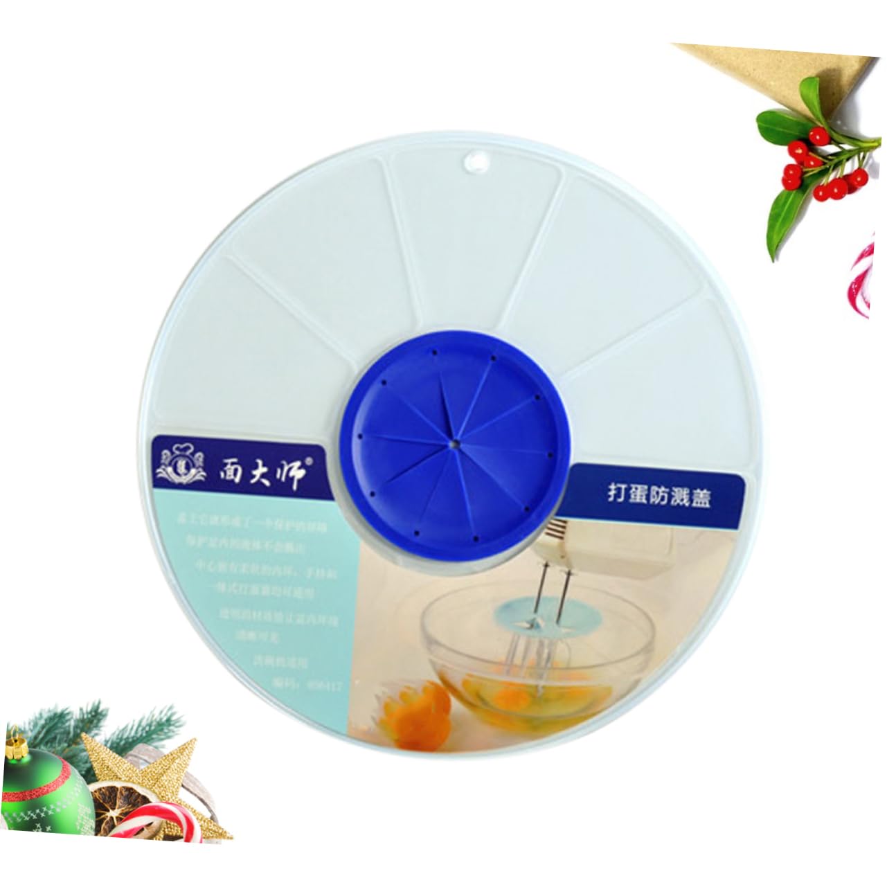 RORPOIR Egg Bowl Whisk Cover Anti-splash Lid for Baking Cooking Grease-resistant Kitchen Tool Fits Mixing Bowls Manual Mixers