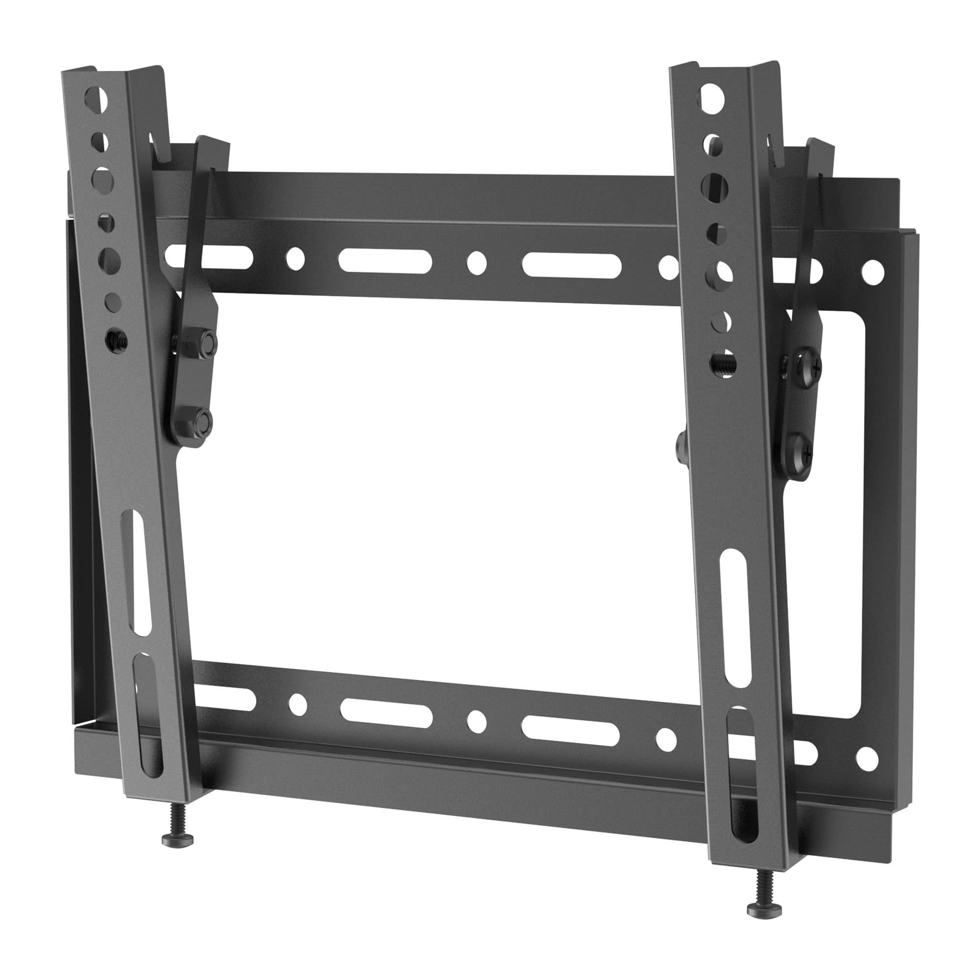SLx TV Wall Bracket Tilt Slim for 23 to 43 Inch, Ultra Low Profile 25mm, Max VESA 200 x 200, 30kg Heavy Duty Tilting Flat Screen Wall Mount for LED LCD TVs with Built In Spirit Level & Wall Fixing Kit