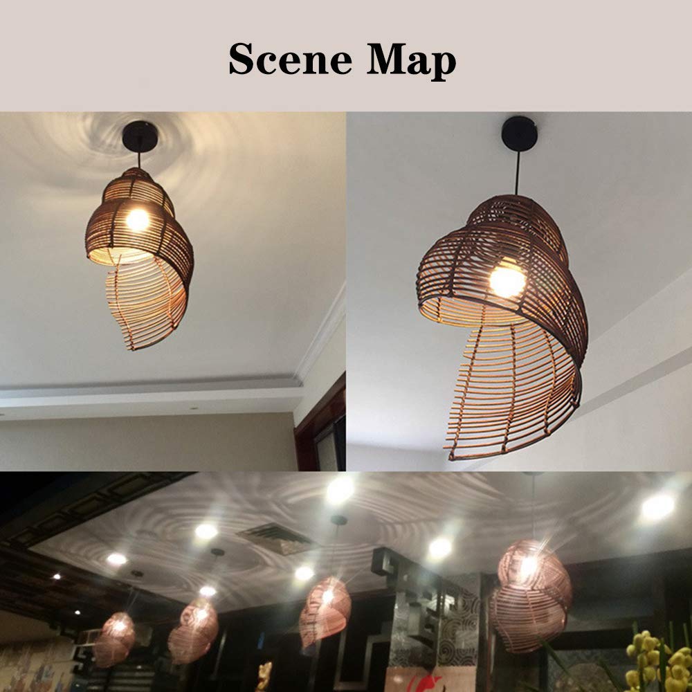 Hand Woven Pendant Light Fitting 