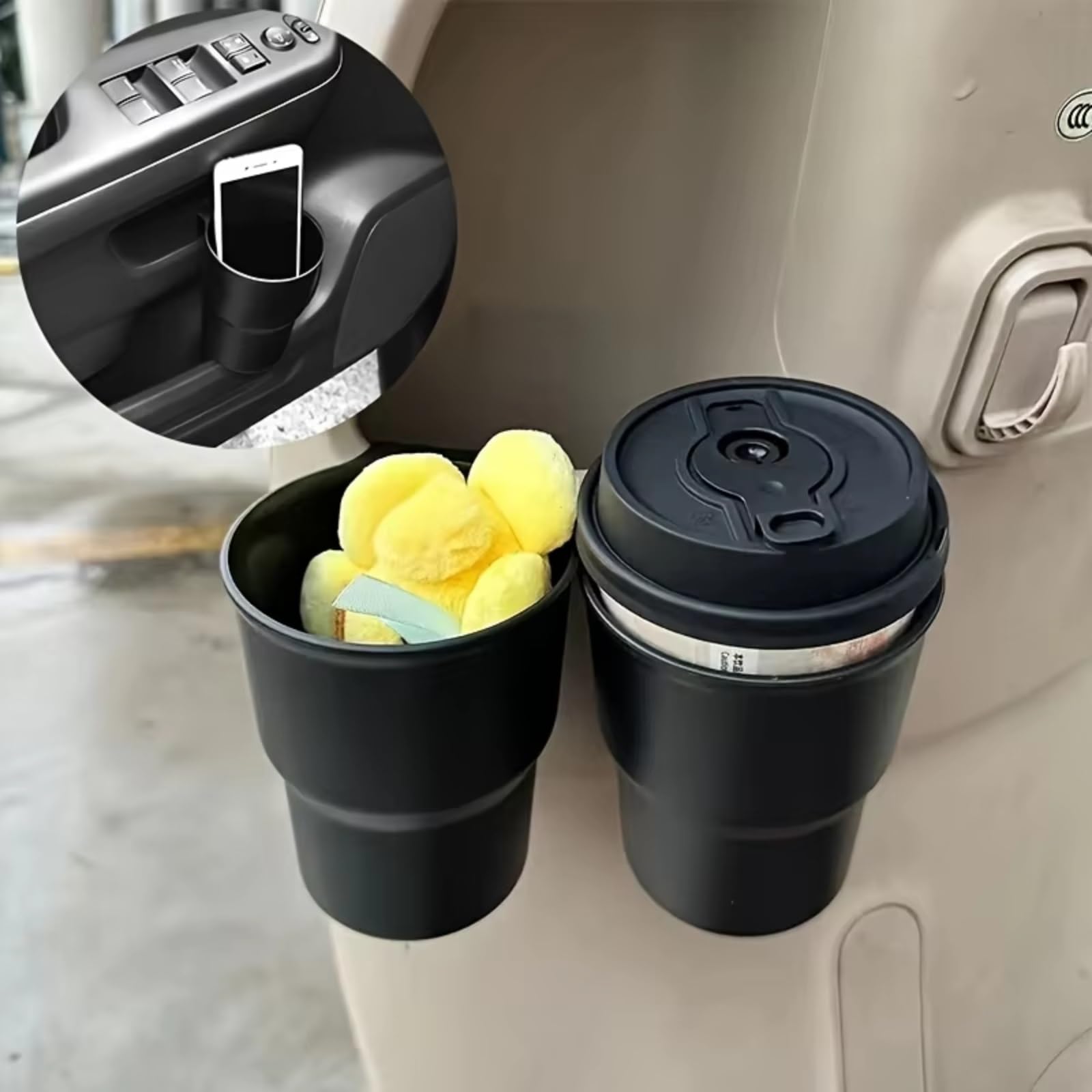 Soporte para Bebidas De Coche 2 uds Estante para Bebidas De Vehículos