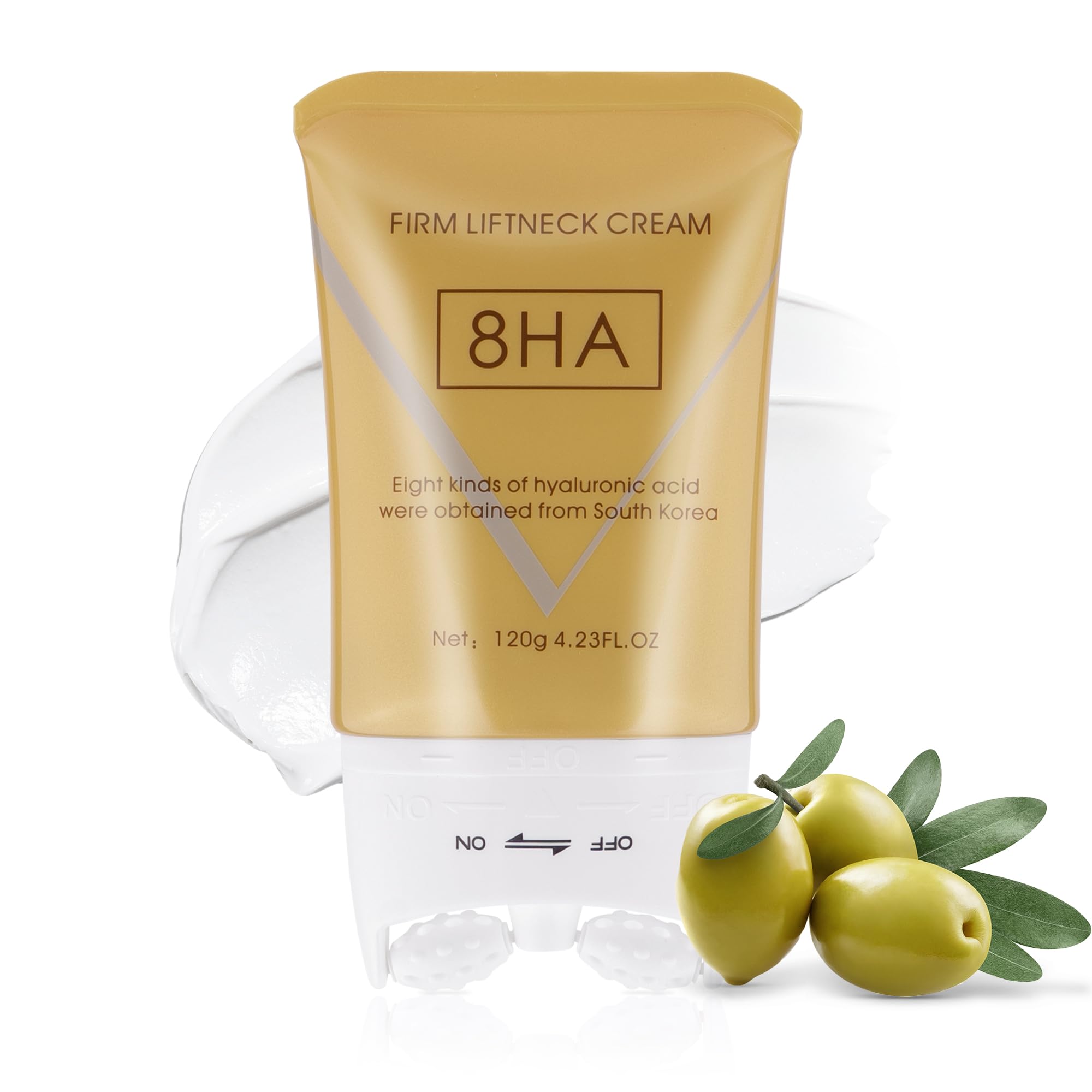 VRAIKO MOOLINSE Gua Sha Neck Cream, 8HA Firming Cream Moisturizer