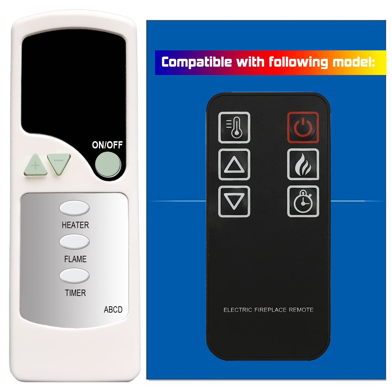 Amazon.com: GENGQIANSI Replacement Remote Control for Whalen WSF36SH23C  WSF36SH23M WMFP60EC-7 WSF42OW23W 3D Electric Firebox Indoor Fireplace  Heater : Home u0026 Kitchen