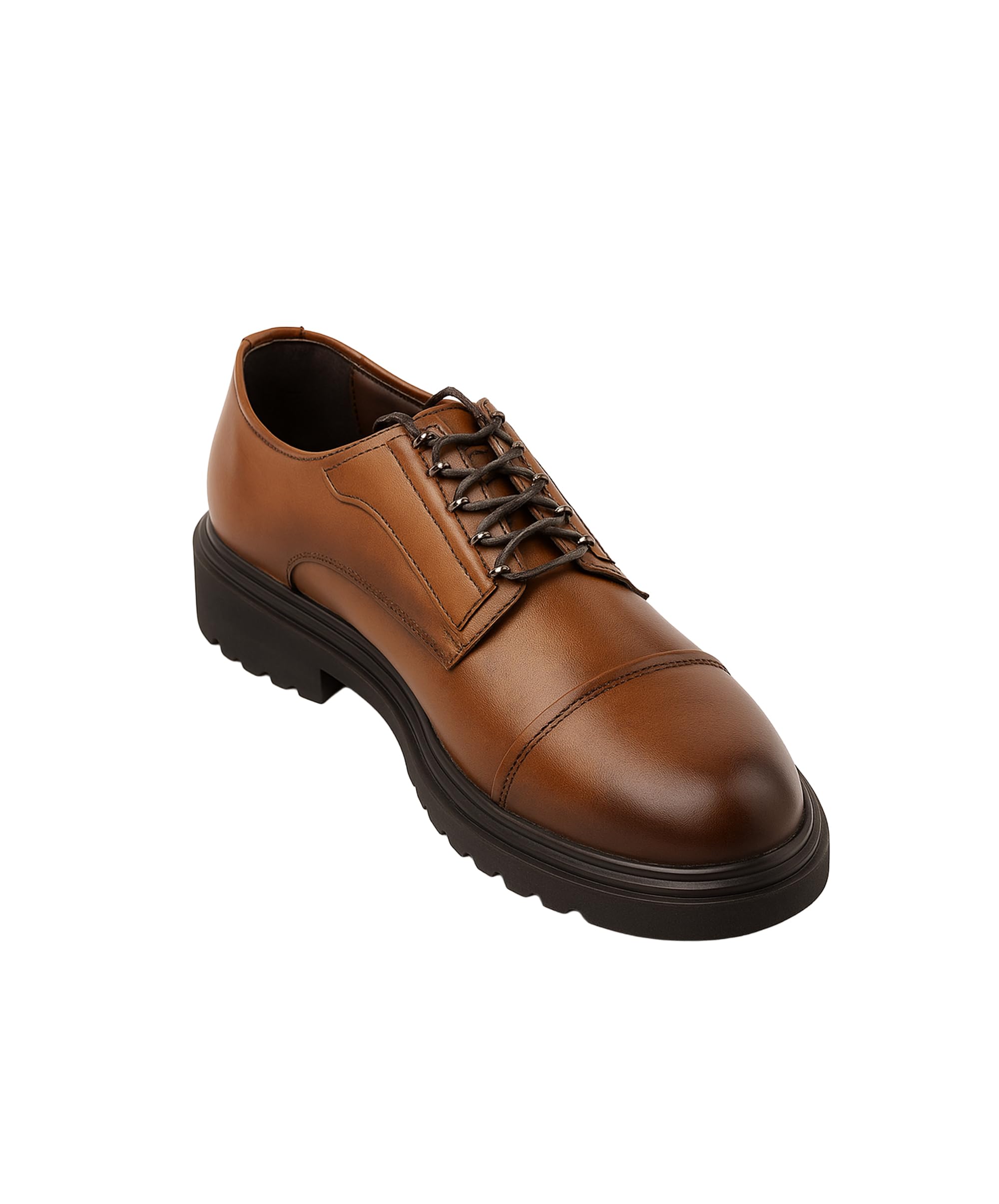 Scarpe Derby con Punta a Punta da Uomo, Scarpe Eleganti con Lacci, da Cerimonia, da Lavoro e da Festa