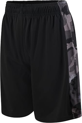 Miniatura 3 de Ultra Game Pantalones cortos de entrenamiento de baloncesto oficiales de la NBA Active Slam con paneles de malla de satén transpirable