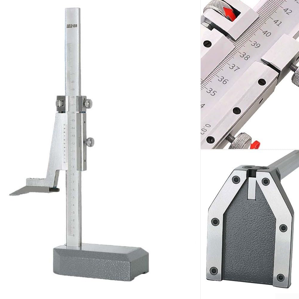 Calibro a corsoio in acciaio, 0-300 mm, per lavori di tornio, righello di precisione in acciaio da 0,02 mm, dispositivo di misurazione industriale (0-200 mm)