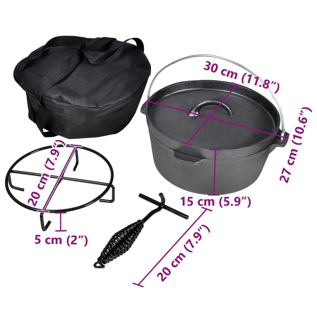 Supporto Per Forno Olandese Da Campeggio – Treppiede Resistente (Confezione Da 2) - 2