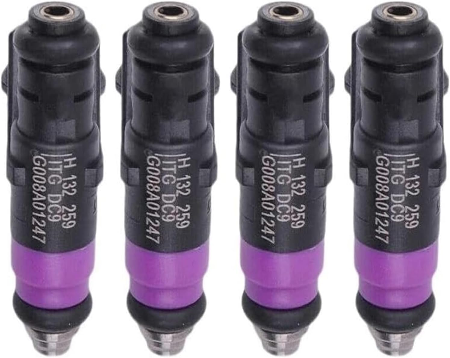 Fuel Injector For Megane Replacement Car Petrol Injection Nozzles 8200505191 8200132259 H132259 AU04 Nozzle Fuel Nozzle(Black 1PCS)