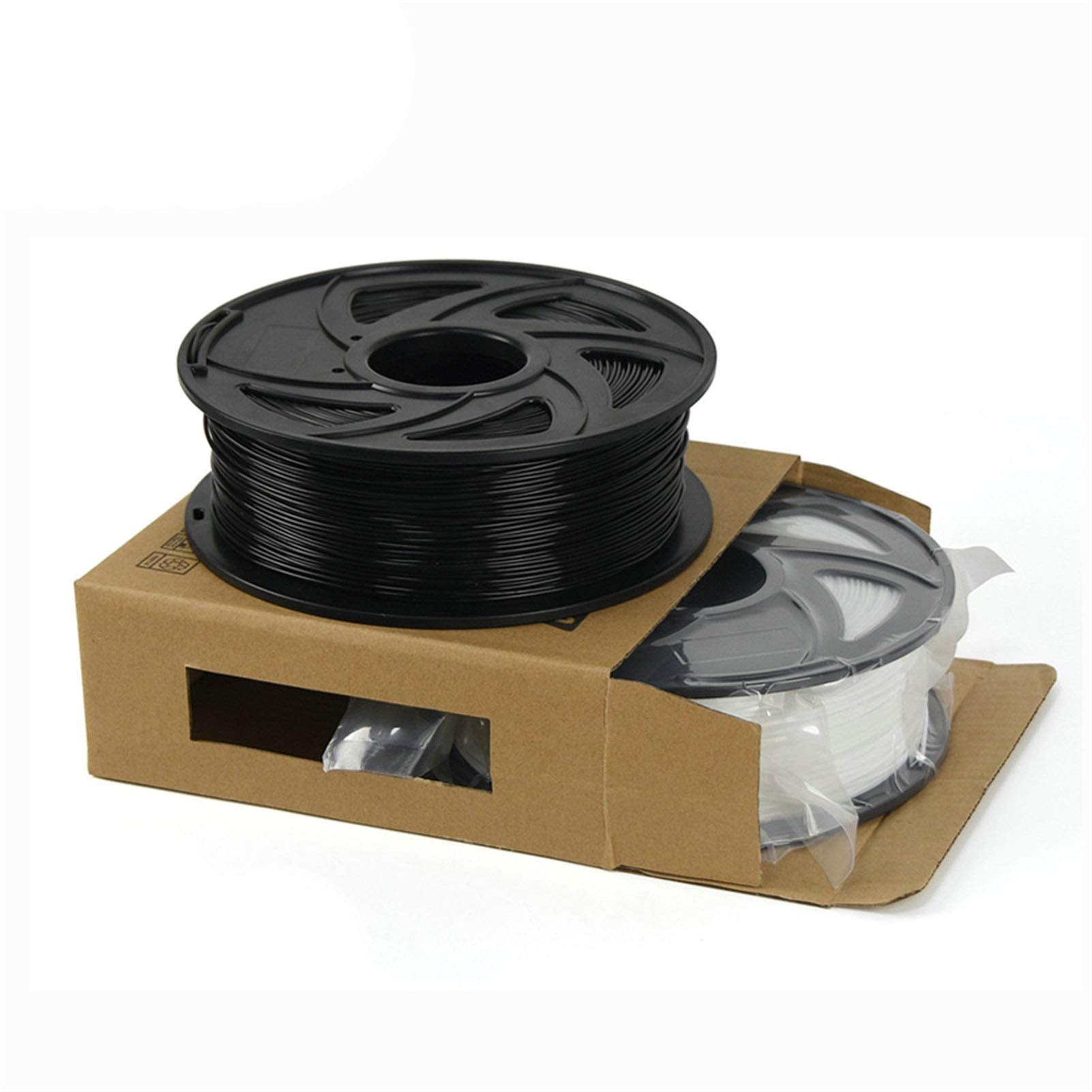 3D-PLA/ABS/PETG-Filament, 1,75 mehrfarbig, 1 kg, Kunststoffspulen-Filament, 3D-Drucker-Filament Impressora 3D-Filamento (Farbe: PLA 1 kg rot)