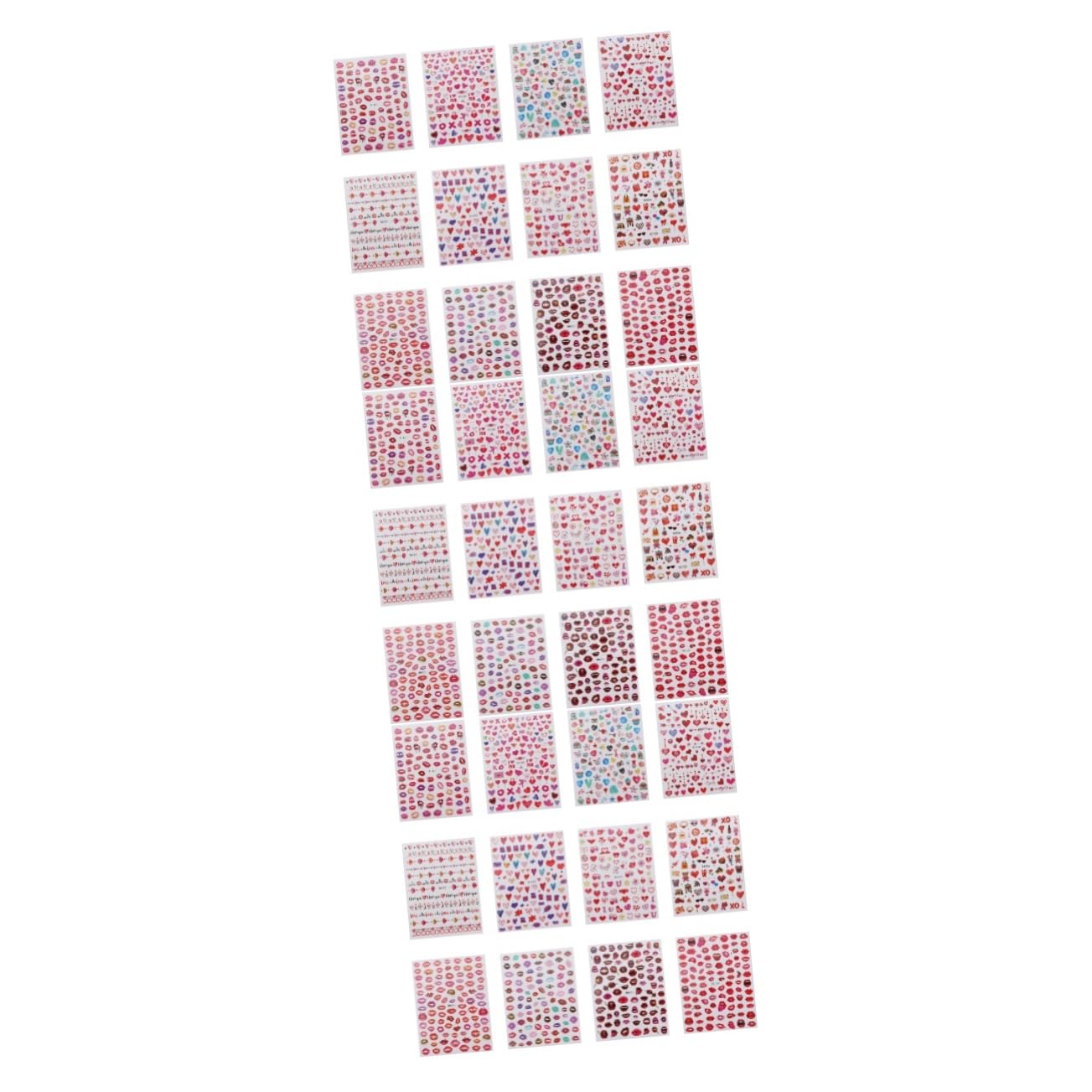 Healeved 3 Series Pegatinas Para Decoración De Uñas De San Valentín Diseño De Uñas Esmaltadas Calcomanías Adhesivas Para Uñas Decoraciones Para Uñas Decoración De Uñas 12 hojas*3