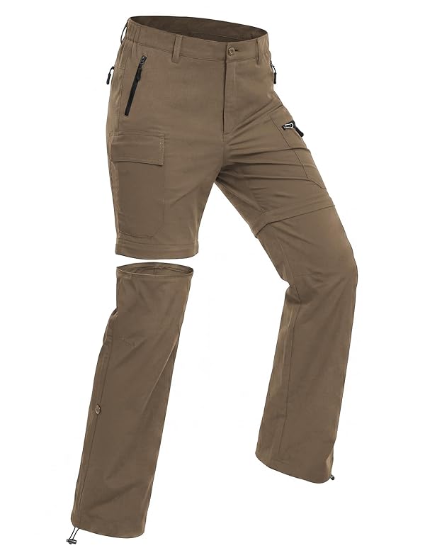 Wespornow Women's Convertible Hiking Pants Zip-Off, Brown, X-Large by Wespornow - Used condition - US$42.74