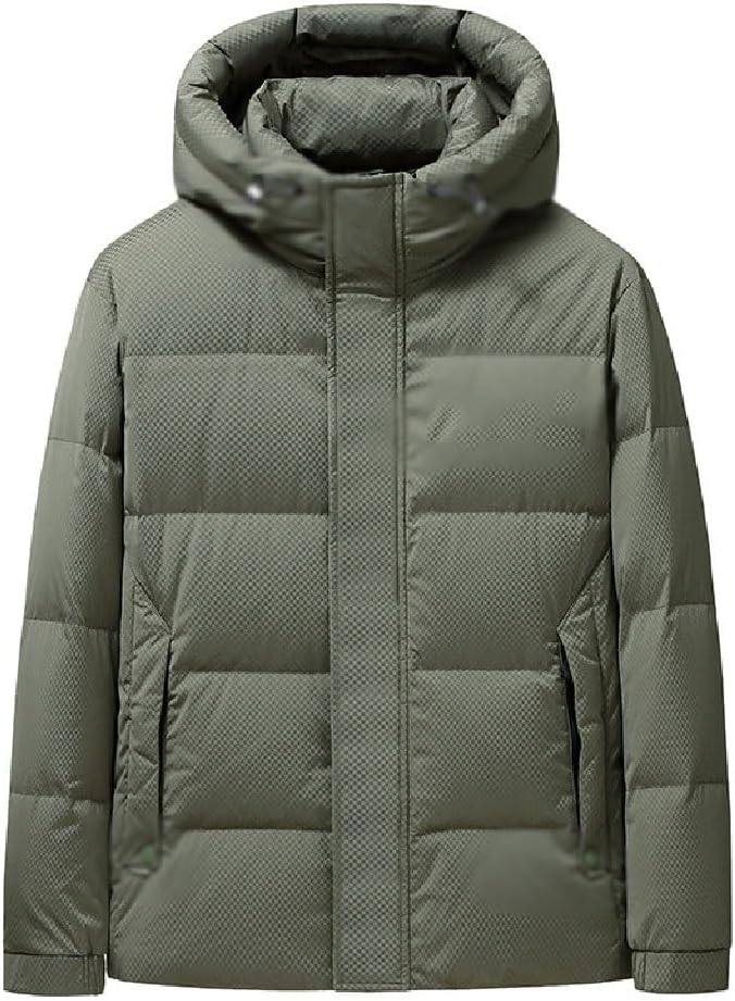 VIDI Winter Hooded Down Jacket Men's Cold Resistant Warm Duck Anti-cold Clothing