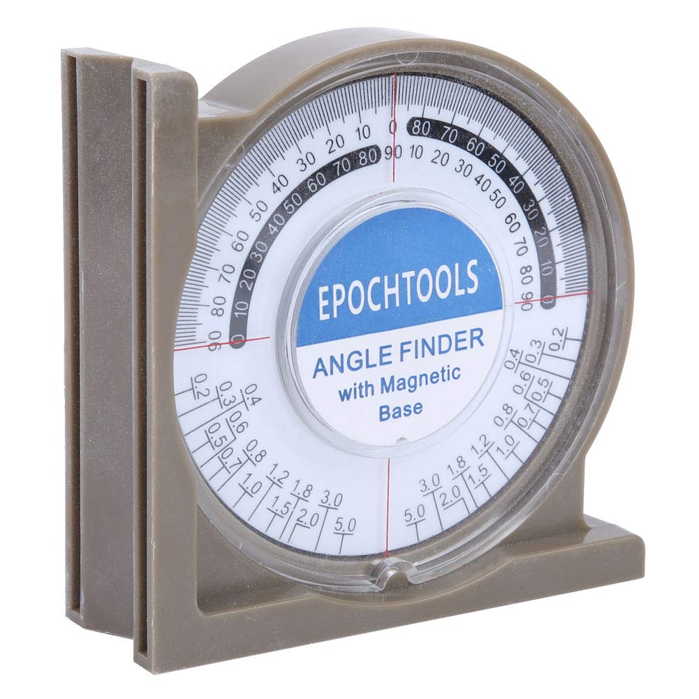 NDNCZDHC Magnetic Angle Finder,0-360 Degrees Multifunctional Slope Inclinometer Angle Finder Meter Measuring Tool