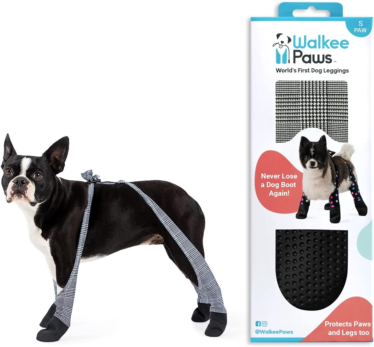 Walkee Paws Dog Leggings—AllinOne Waterproof Dog Booties