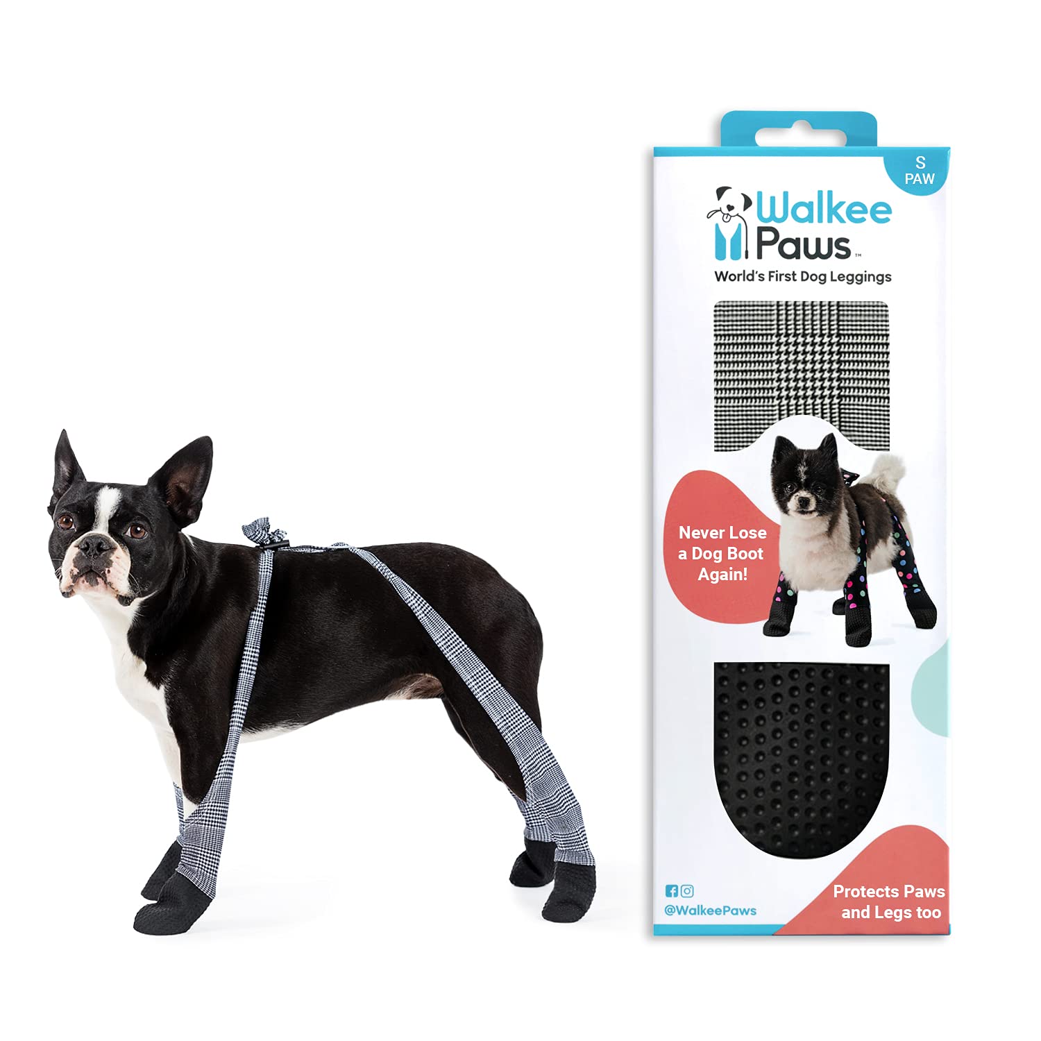 Buy Walkee Paws Adjustable Fit Dog Leggings, As Seen on Shark Tank, The