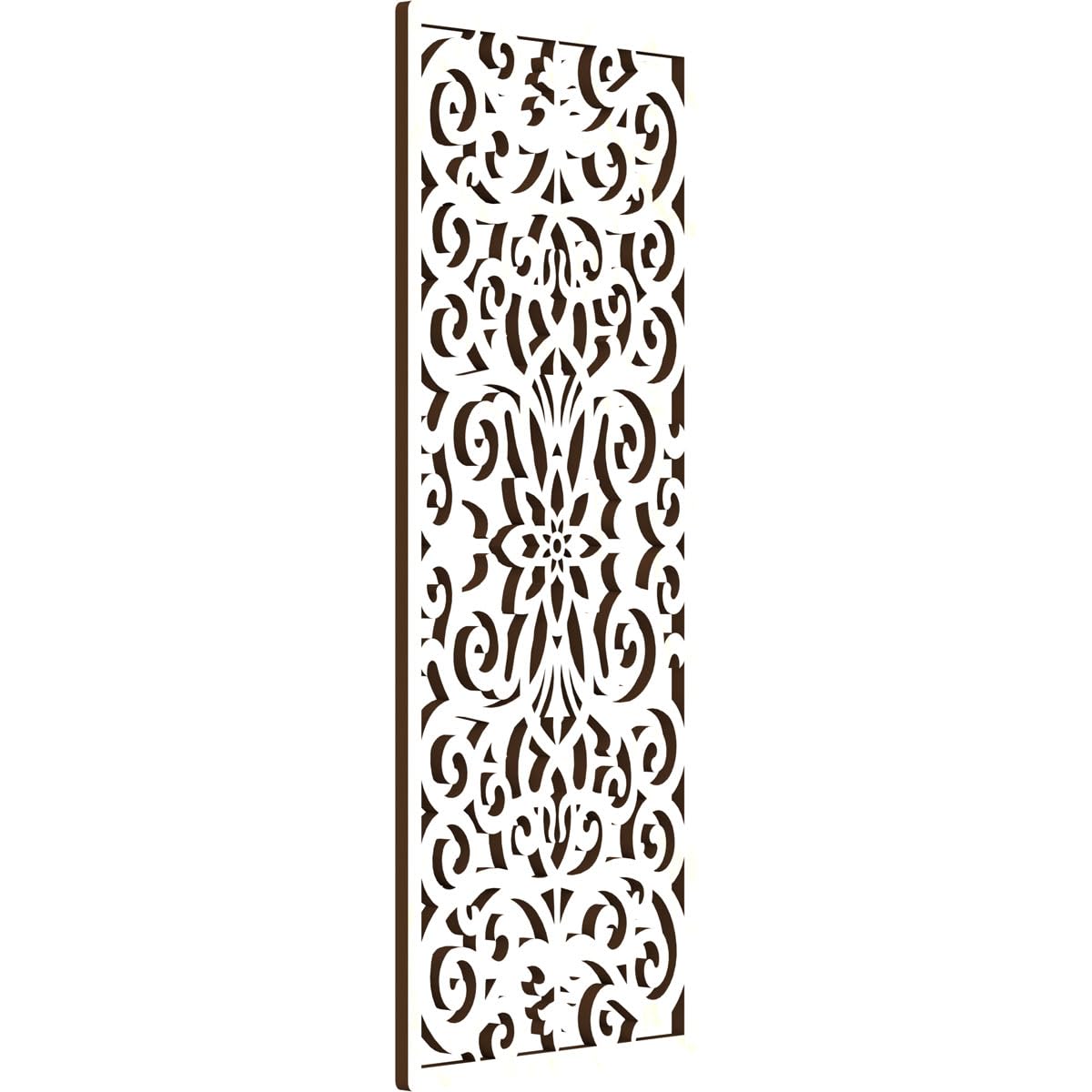 Buel Decorative Pierced Fretwork Wood Wall Panels, 11 3/8"W x 29 3/8"H x 3/8"T, Birch