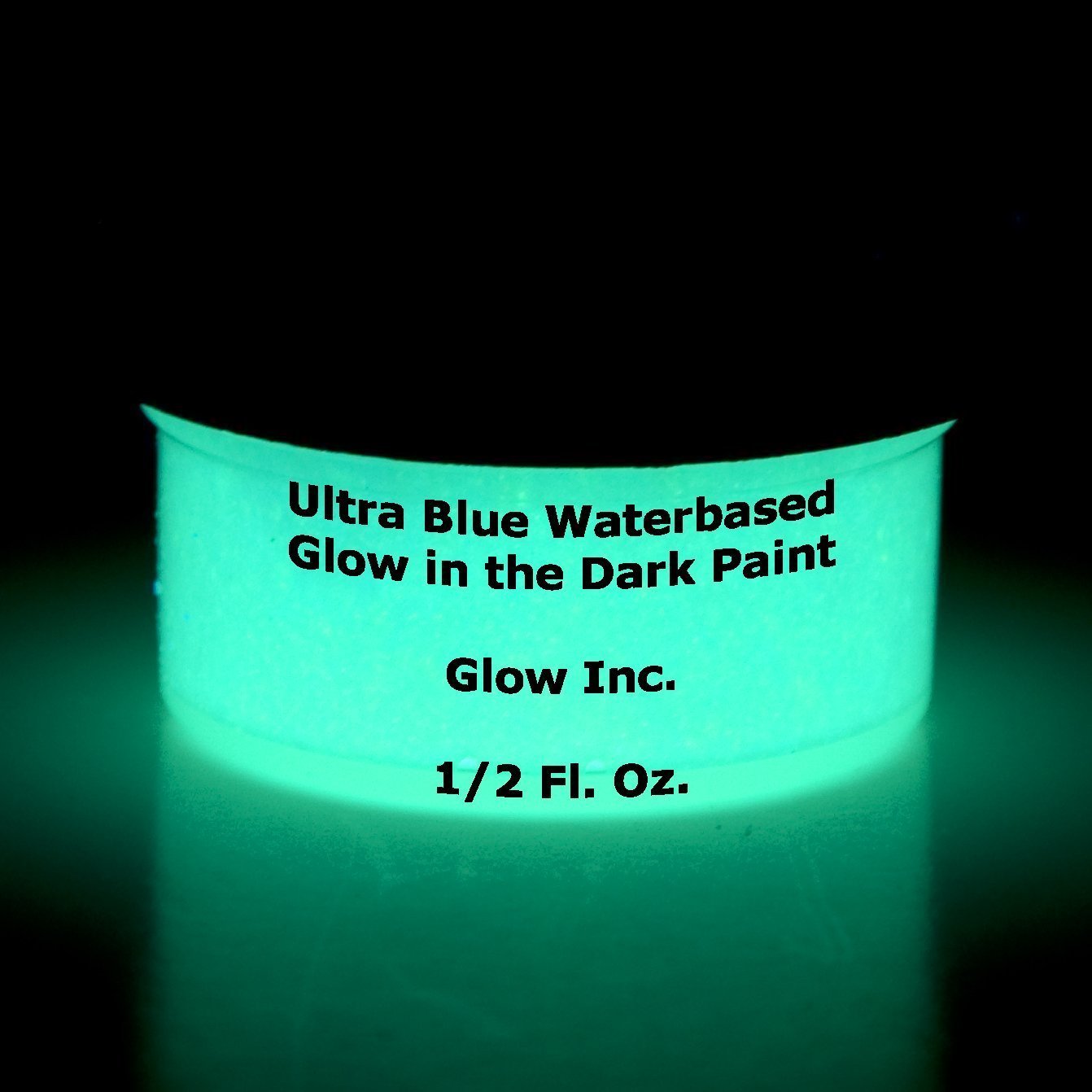 AT771 Ultra Blue Glow in The Dark Paint 1/2 Fluid Ounce