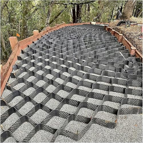 WZUOPG Gravel Ground Grid Steep Slope Driveway Stabilization Grids 2"