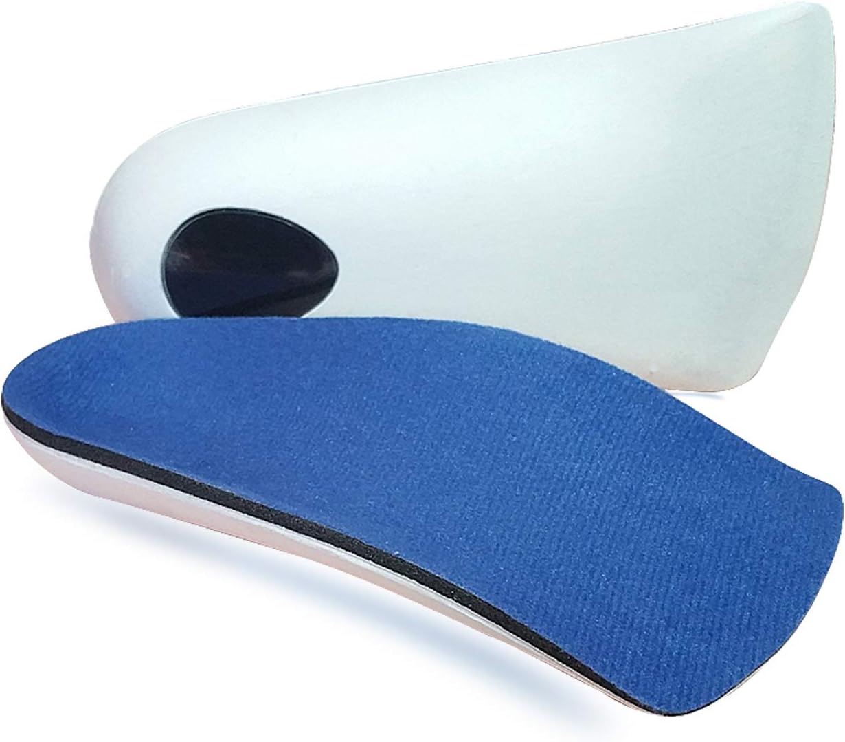 RooRuns 3/4 Length Plantar Fasciitis Insoles, Half Orthotic Inserts for