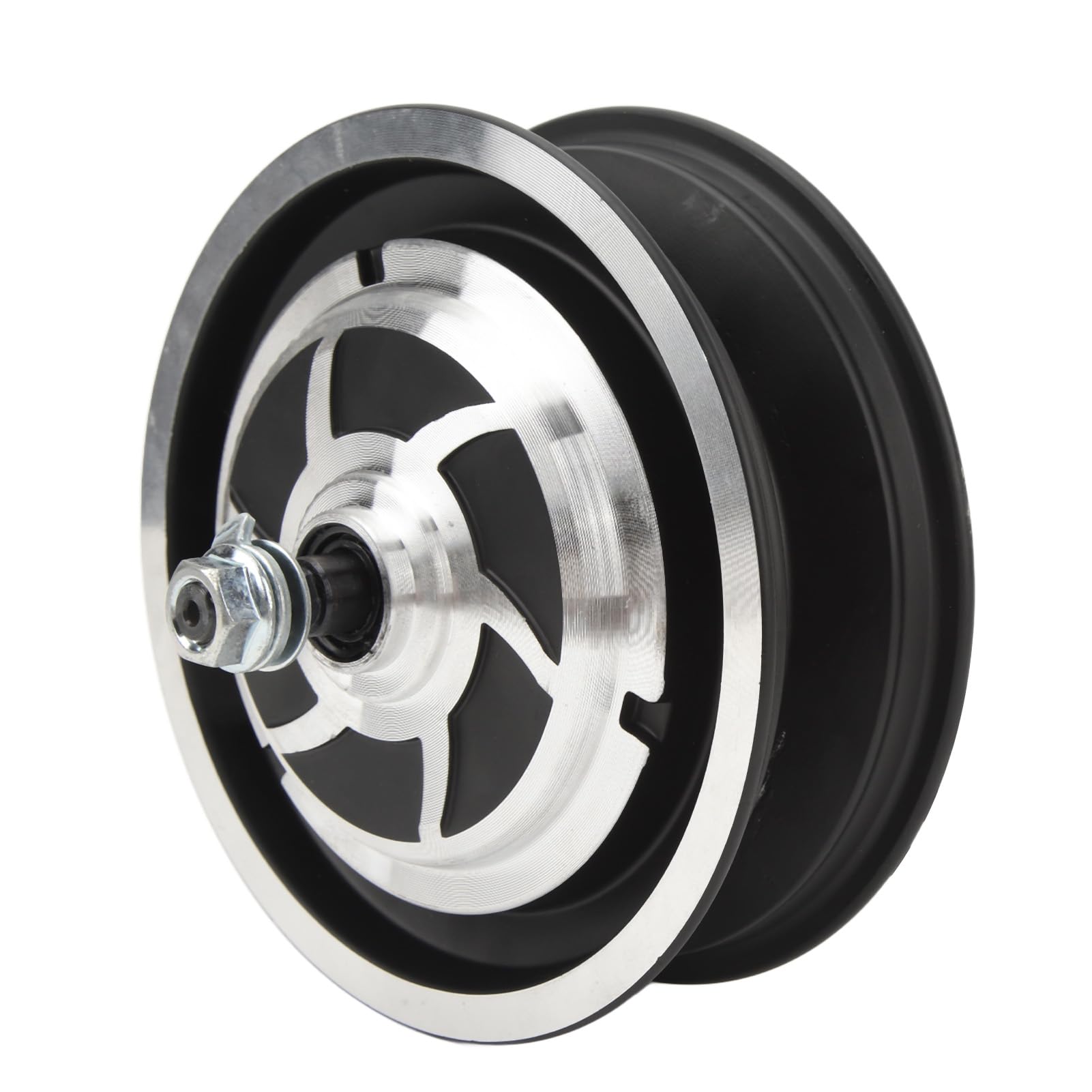 BuyWeek Moteur de Moyeu de Roue de Scooter Électrique pour SmartGyro, 10 Pouces 48V 800W Moteur de Moyeux d'Entraînement de Trottinette Électrique Fonctionnement Silencieux en Alliage d'Aluminium