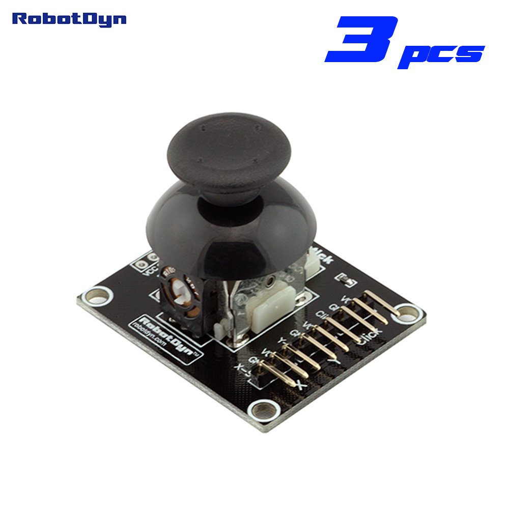 3 PCS - Joystick Module, PS2 Joystick Gamepad Controller for Arduino, STM32, Raspberry pi