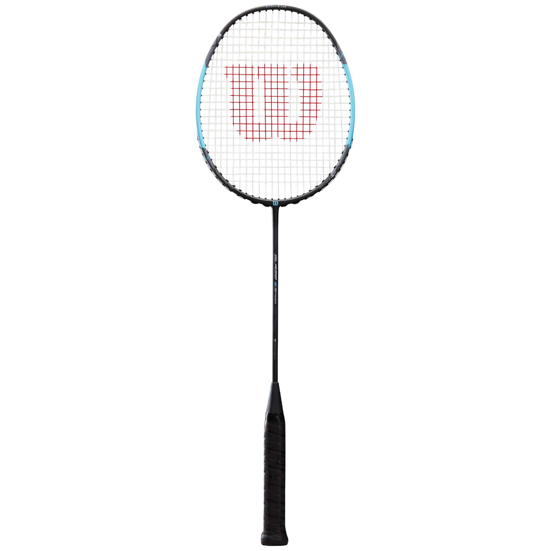 Wilson Blaze Squash Raket Blaze S3700, Siyah/Mavi, Tek Beden (Beden 4)