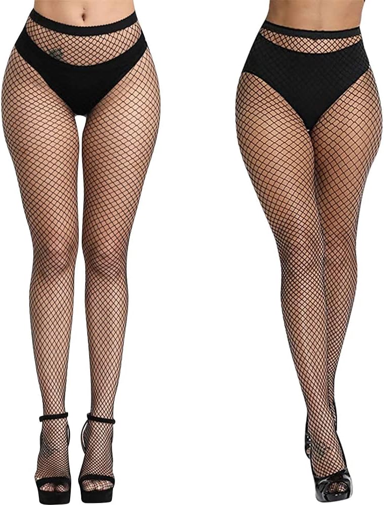 Black Fishnet Tights Women, Pantyhose Fish Net Stockings, Fishnet Tights Stockings High Stockings Sexy Outfit, High Waist Suspender Pantyhose