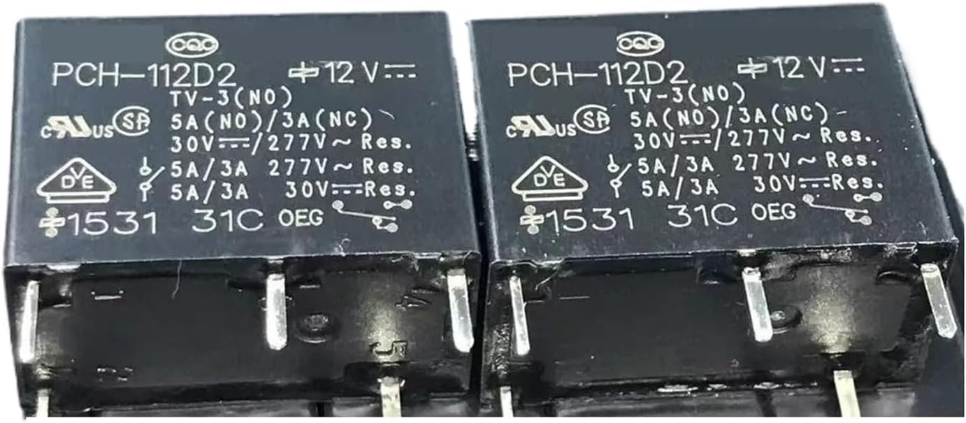 THKCTOXF PCH-124D2H 5 Pins Power Relay 5A 277VAC