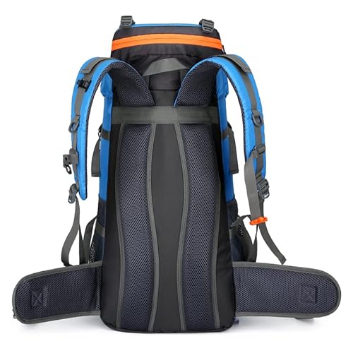 Dadayiyo 70L Large Capacity Waterproof Ultralight Hiking Backpack ,Outdoor Sport Travel Daypack For Climbing Camping (Sky Blue), 27.6*13*9.4 Inch (2201) #TOP2