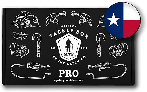 Catch Co Mystery Tackle Box PRO Texas Bass Fishing Kit Pesca de Texas Pesca de lubina Texas Lakes