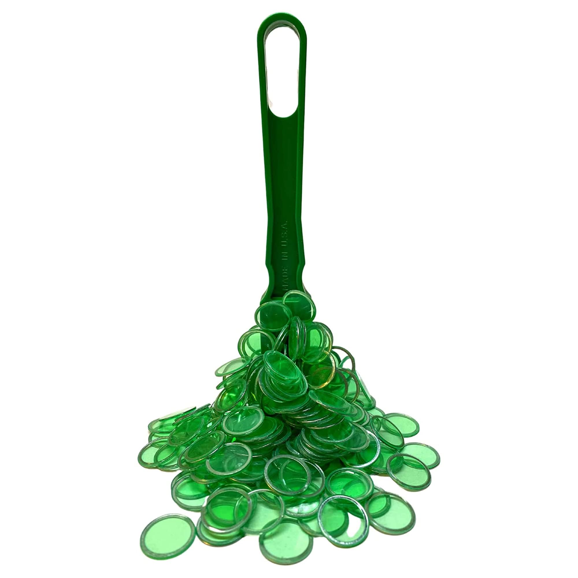 Fichas de Bingo magnéticas,Recoge fichas Bingo magnética,Kit de Chips magnéticos Transparentes con,Metal para Contar fichas Escolares y de Juego