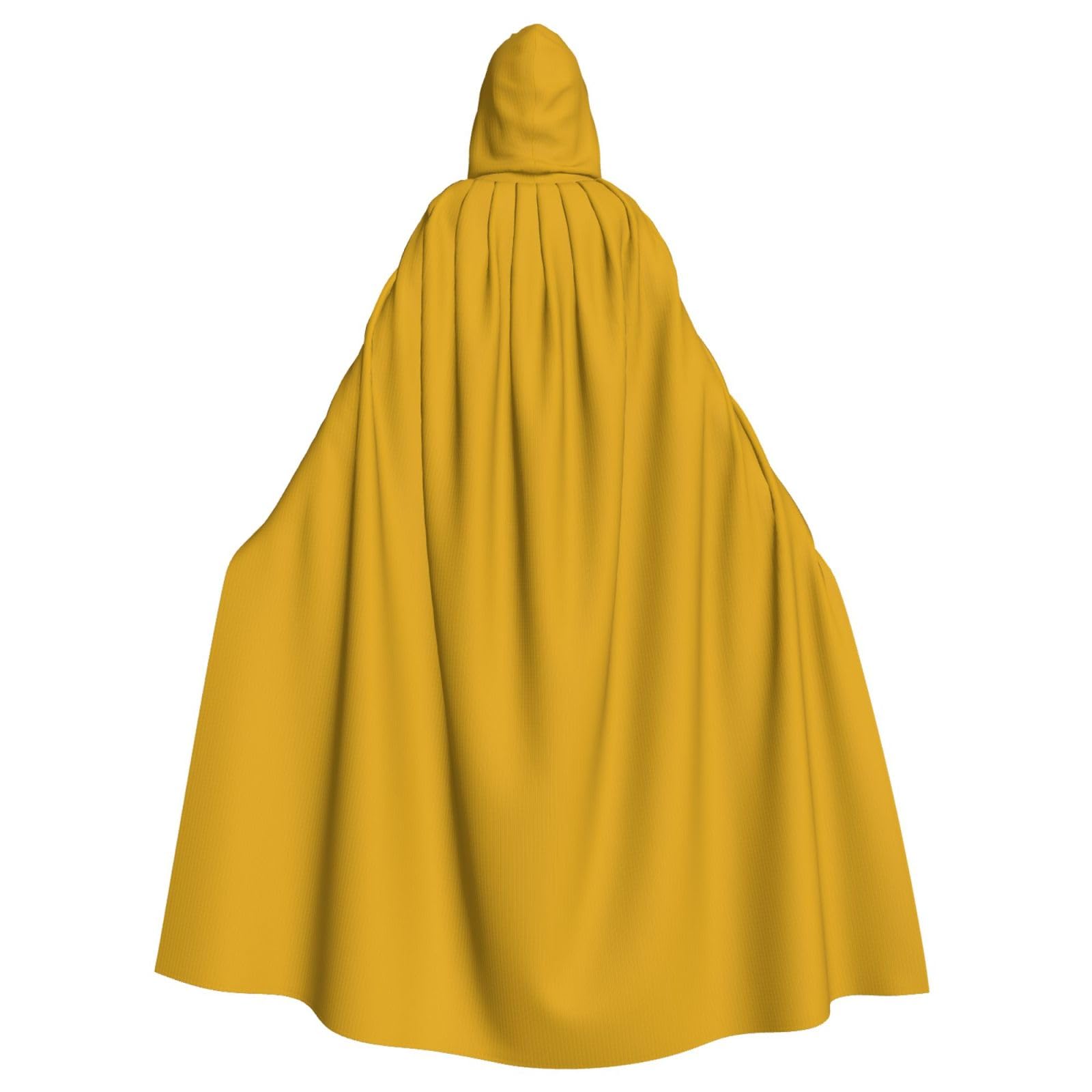 Jyckat Unisex Black Mustard Yellow - Cosplay Robe Costume Hooded Cloak, Halloween Cosplay Costume Robe Cloak Cape
