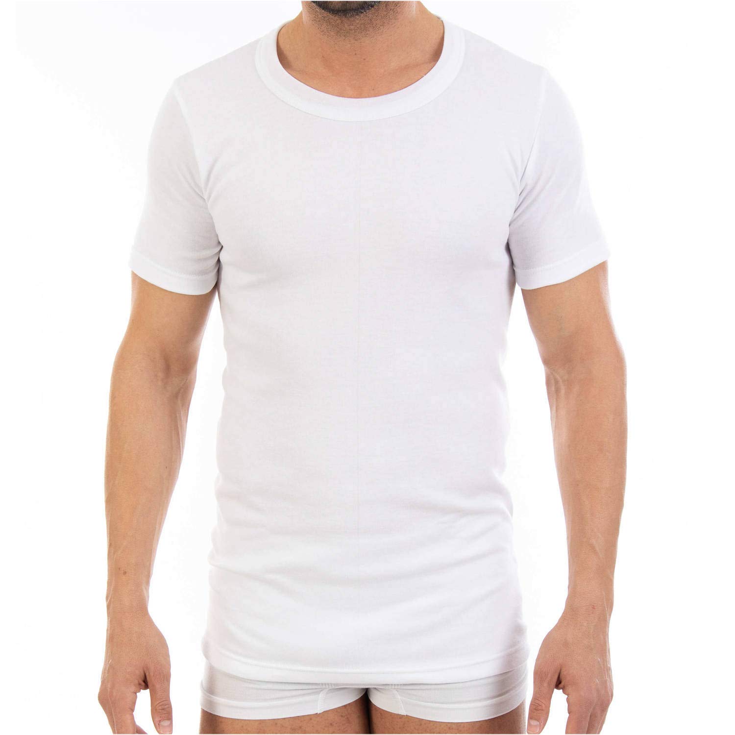 Multipack de Camiseta Interior Termal de Hombre L100, Manga Corta y Cuello Redondo.