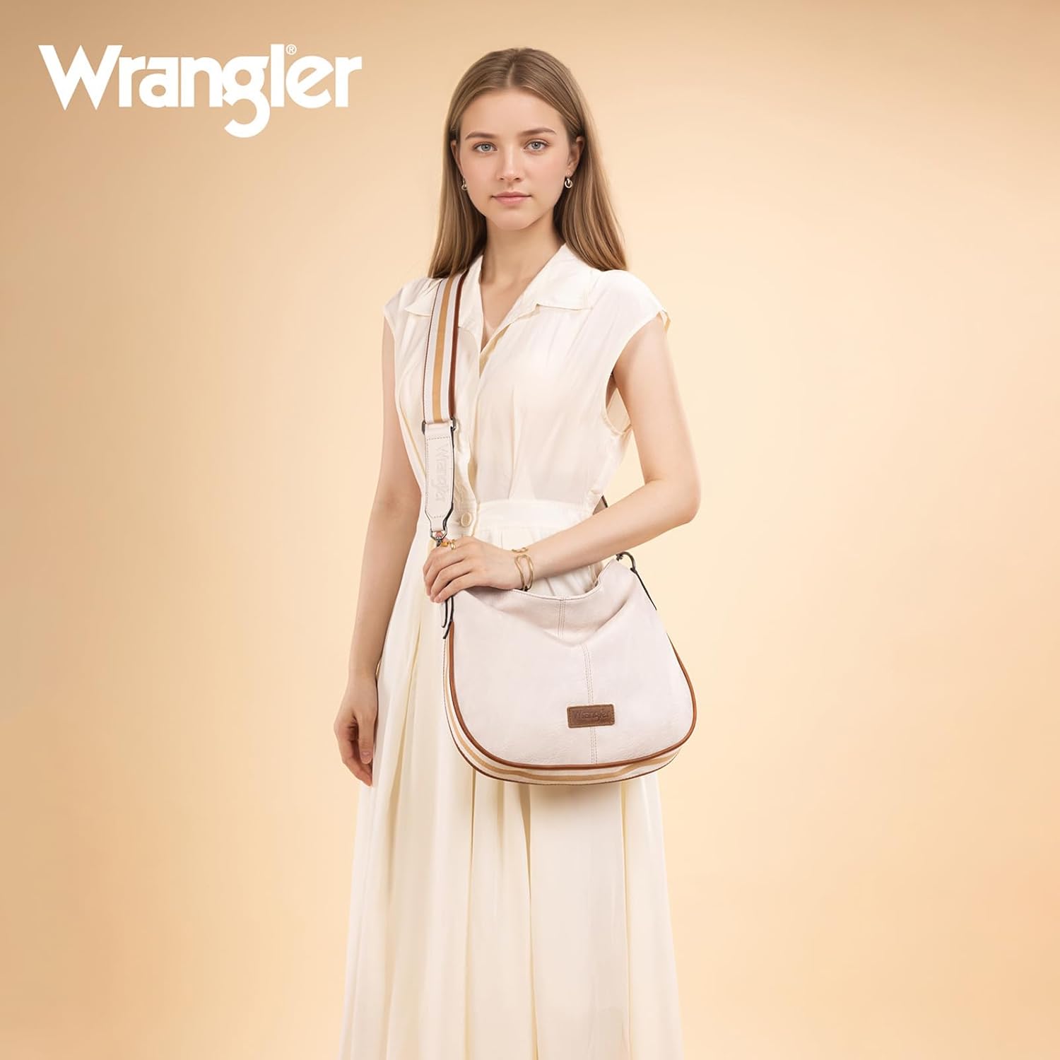 Wrangler Hobo Bags Large Crossbody Bag for Women Shoulder Purse Handbags with Adjustable Strap - Image 2
