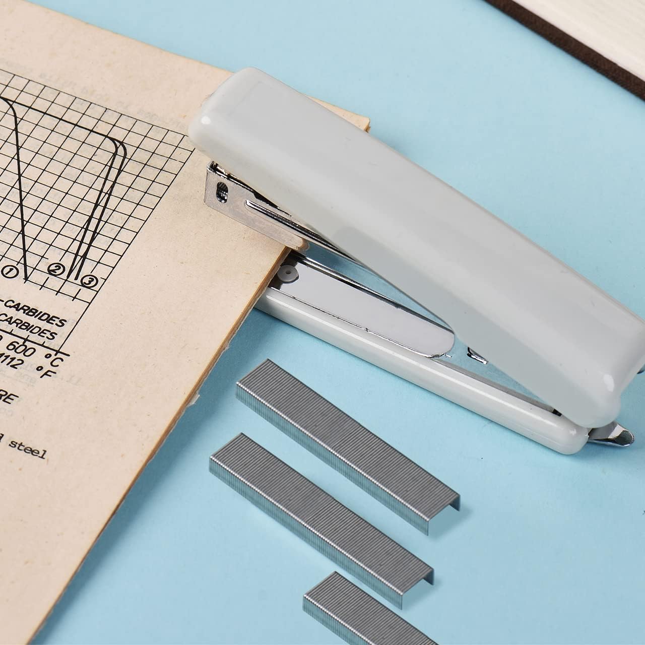 JIKIOU 10000 Staples, Standard Staples, 1/4" Length, 100/Strip, 25 Sheet Capacity(24/6), Jam Free Staples for Stapler Heavy Duty, Perfect for Home Office Supplies & Desktop : Office Products