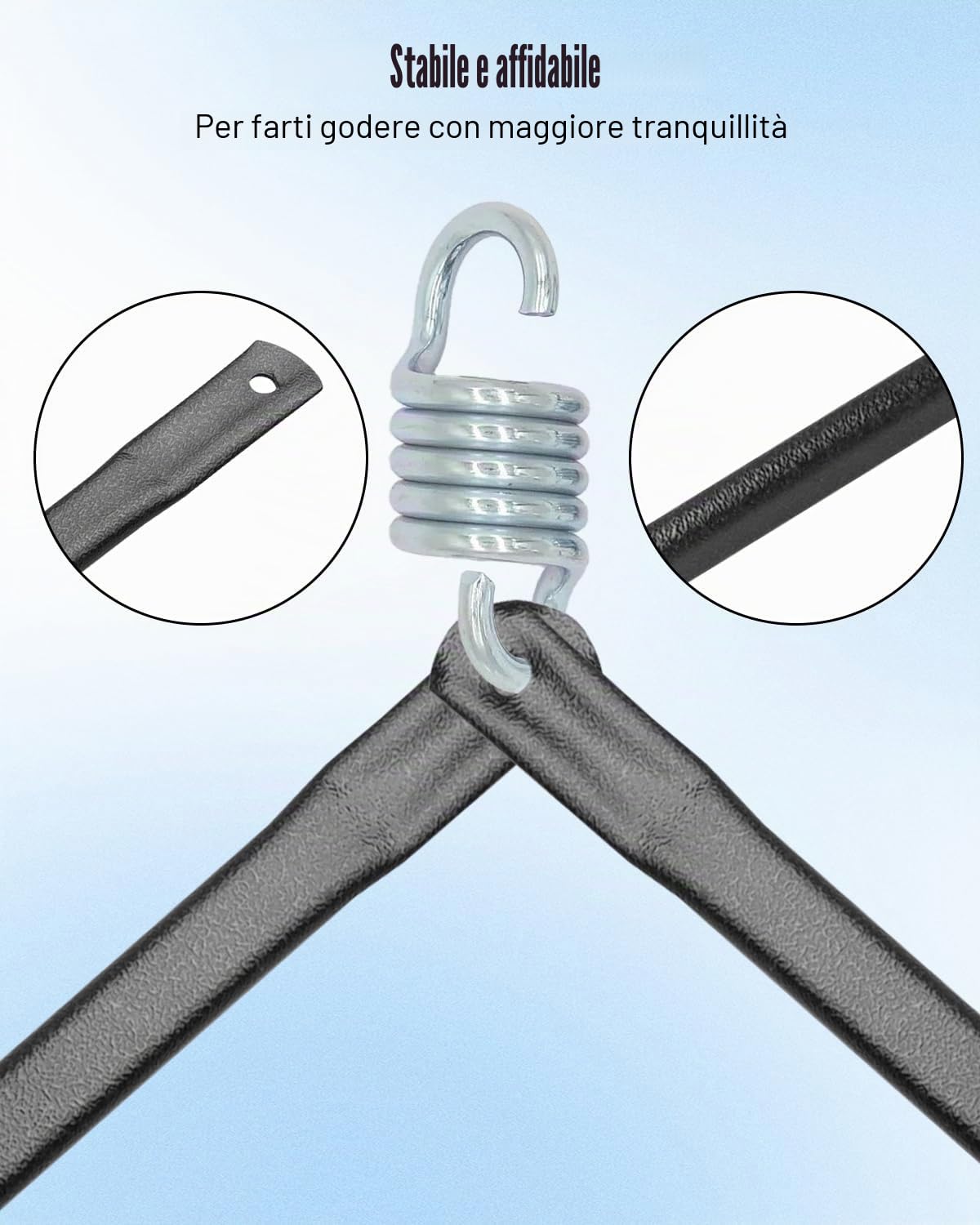 33.5"/85 cm Barre di ricambio per dondolo da giardino in bronzo per collegare in sicurezza il sedile del dondolo al telaio, aste metalliche ellittiche/rettangolari, 2 pezzi