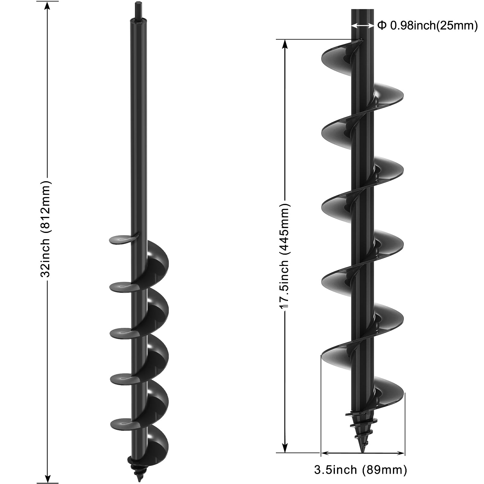 Insaga Auger Drill Bit - 32" Long Reach -4