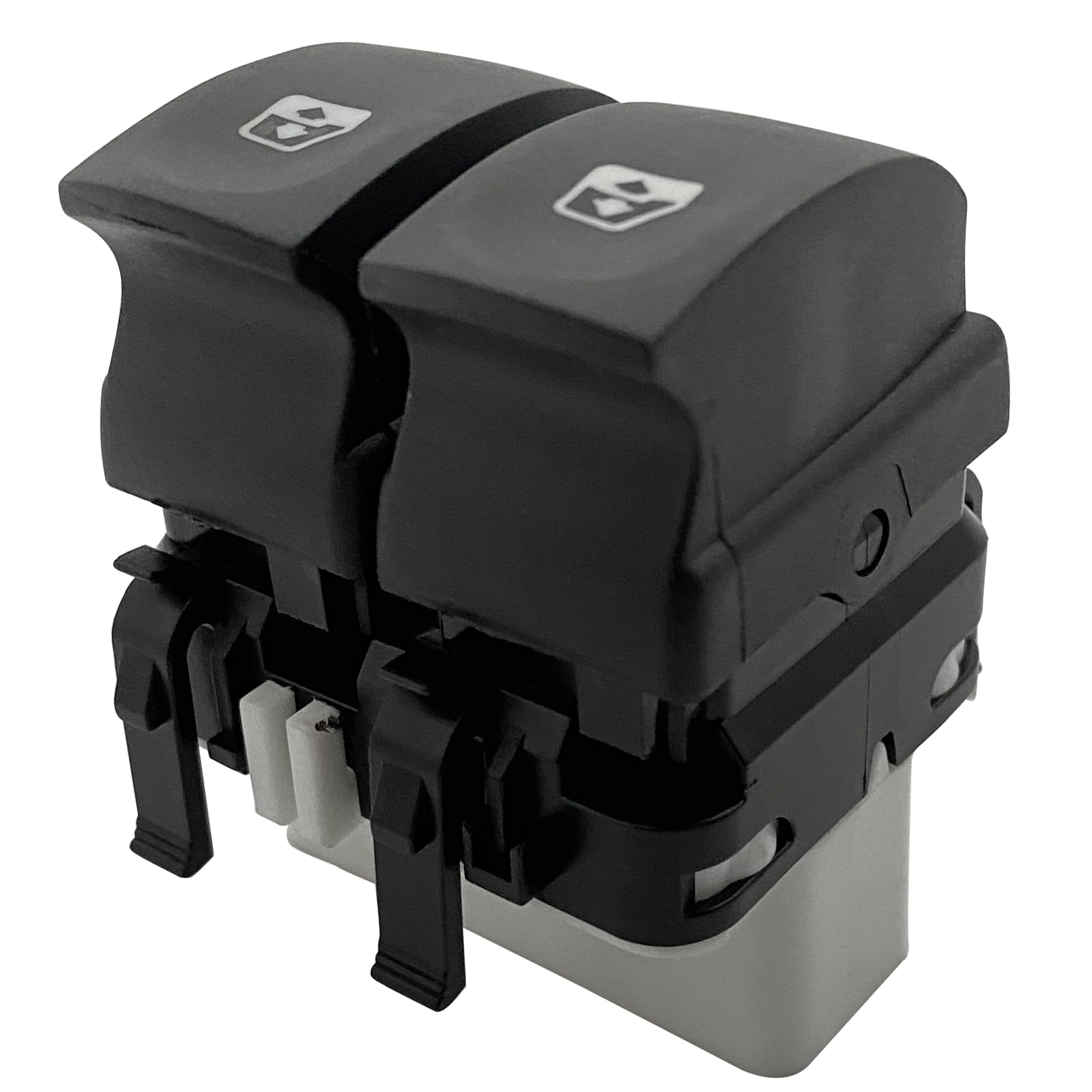 Bouton Leve Vitre pour Clio 3 2005-2014 8200214943 Commande Interrupteur Leve Vitre Côté Conducteur Avant Gauche 8200214939